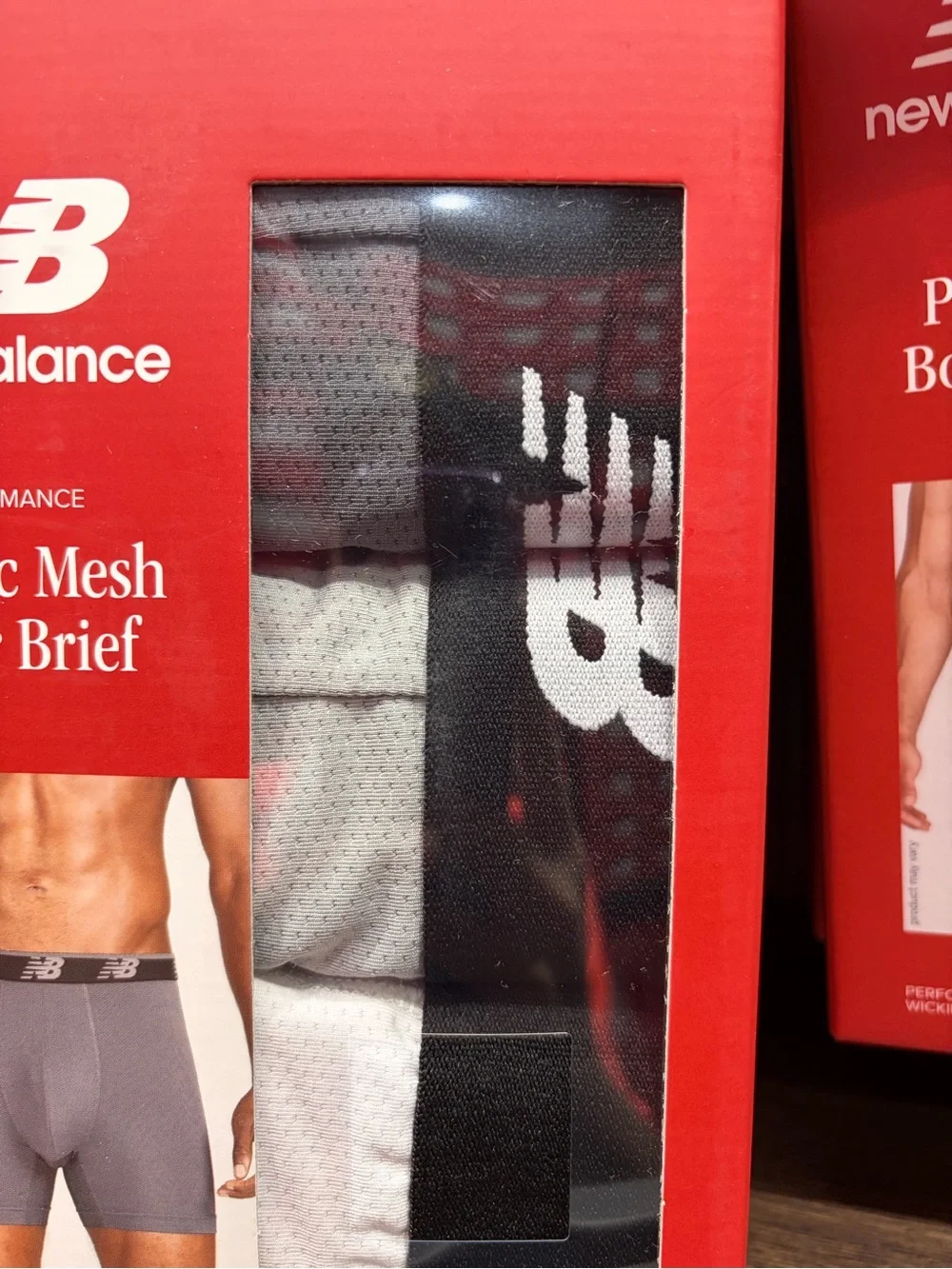 New Balance athletic mesh Gray Boxer Briefs 3-Pack high performance new